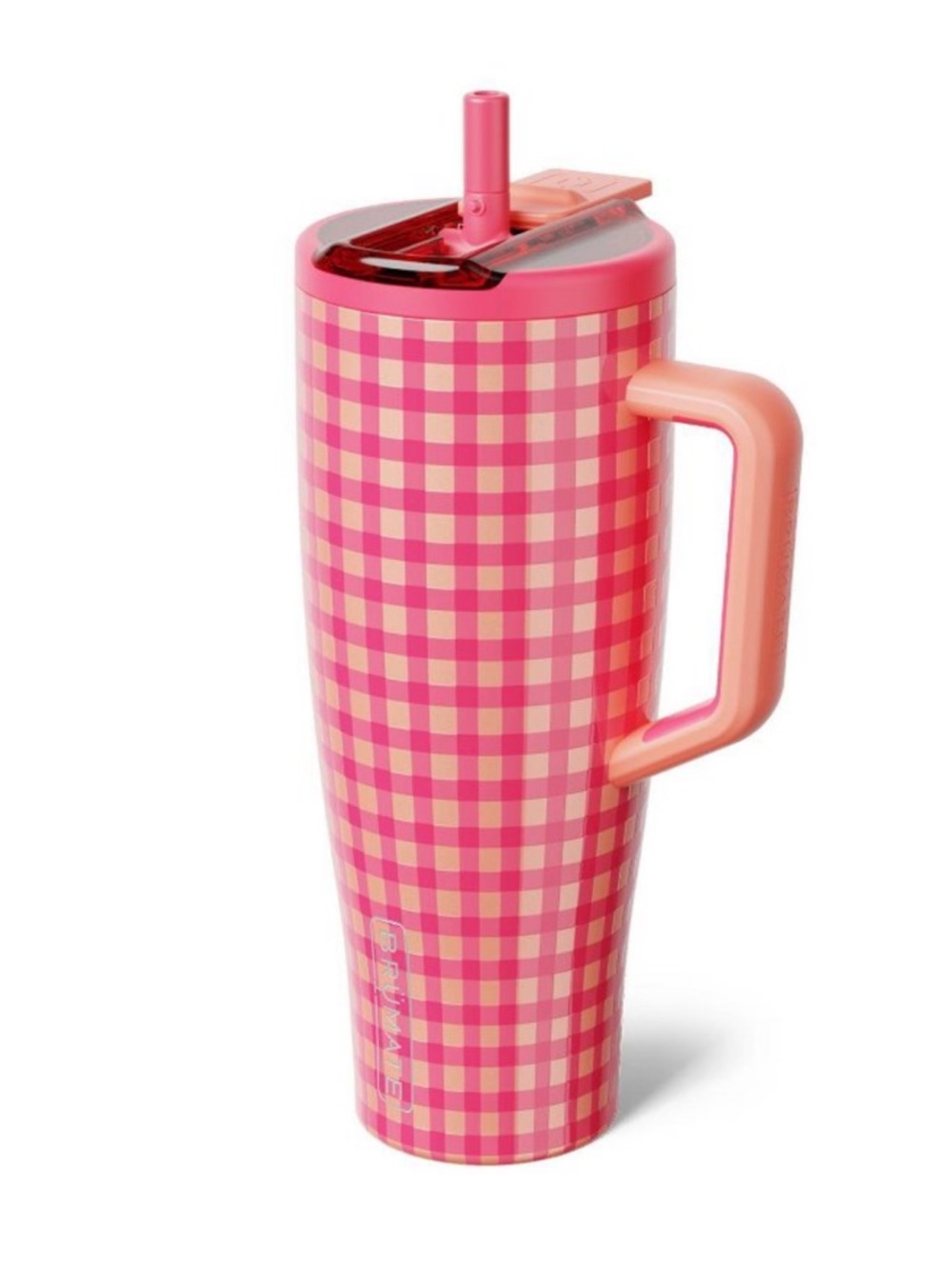 🧡🩷 BrüMate x Madi Nelson Era Flip 40oz Peach Gingham Target Exclusive 🧡🩷 - Picture 5 of 6
